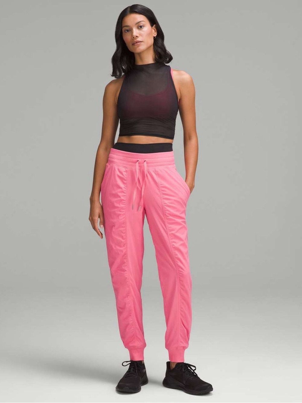 Lululemon Dance Studio Jogger Pants Sakura Pink Lined Size 8 12 NWT
